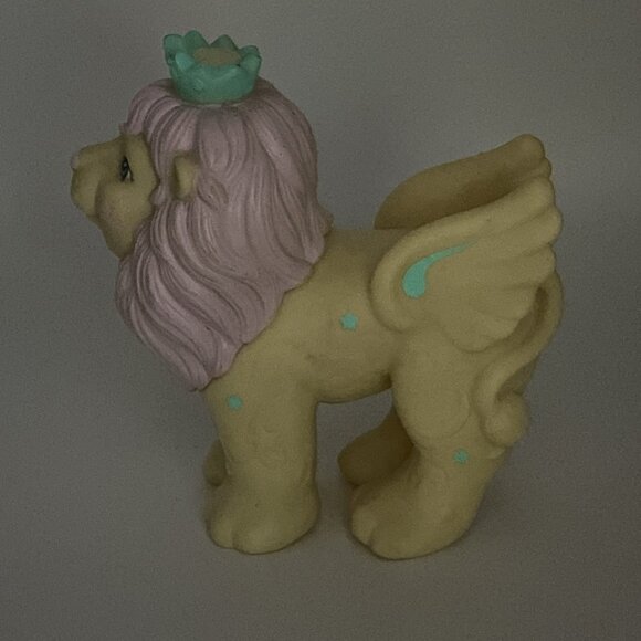 Vintage 1986 MoonDreamers Roary the Flying Lion Glow-in-the-Dark Hasbro Figure - Picture 13 of 16